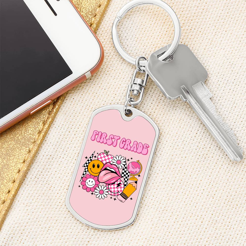 First Grade Keychain