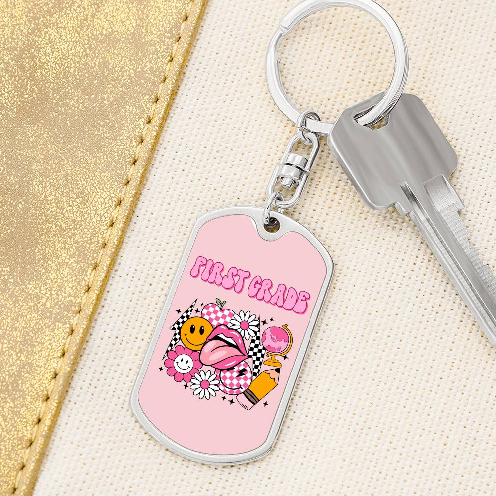 First Grade Keychain
