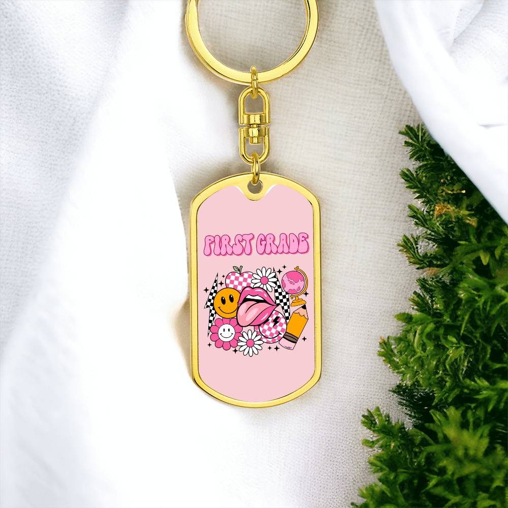 First Grade Keychain