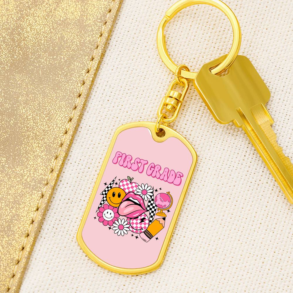 First Grade Keychain