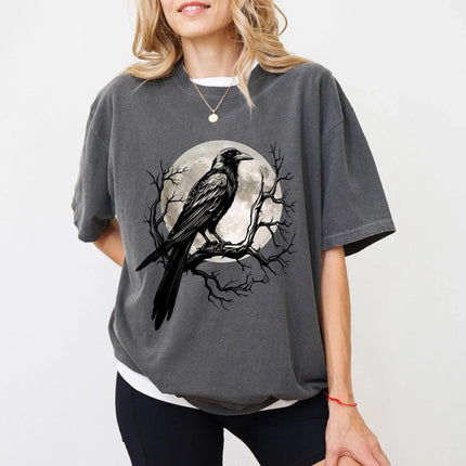 Black Bird Shirt, Funny Crow, F-Caw-F, Black Crow, Raven, Premium Soft Unisex Tee - Charming Present