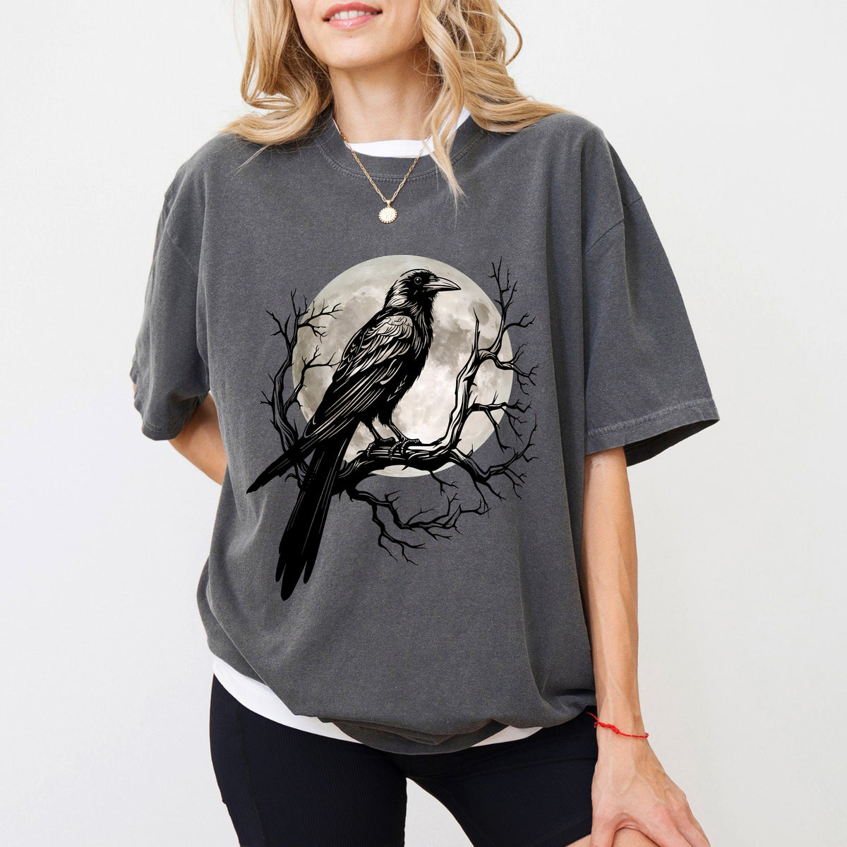 Black Bird Shirt, Funny Crow, F-Caw-F, Black Crow, Raven, Premium Soft Unisex Tee