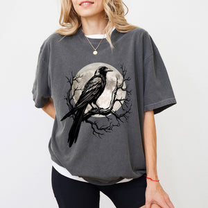 Black Bird Shirt, Funny Crow, F-Caw-F, Black Crow, Raven, Premium Soft Unisex Tee