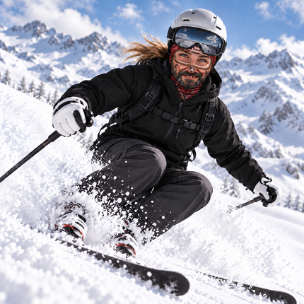 Pirate Ski Mask Funny Skull and Crossbones Winter Face Cover