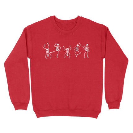 Dancing Skeleton Halloween Sweatshirt - Charming Present