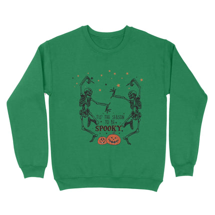 Retro Skeleton Dancing Halloween Sweatshirts - Charming Present