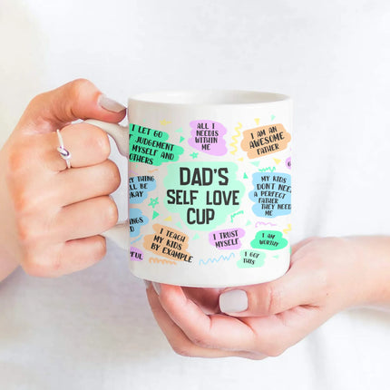 Dad's Self Love - White Mug MG08 - Charming Present