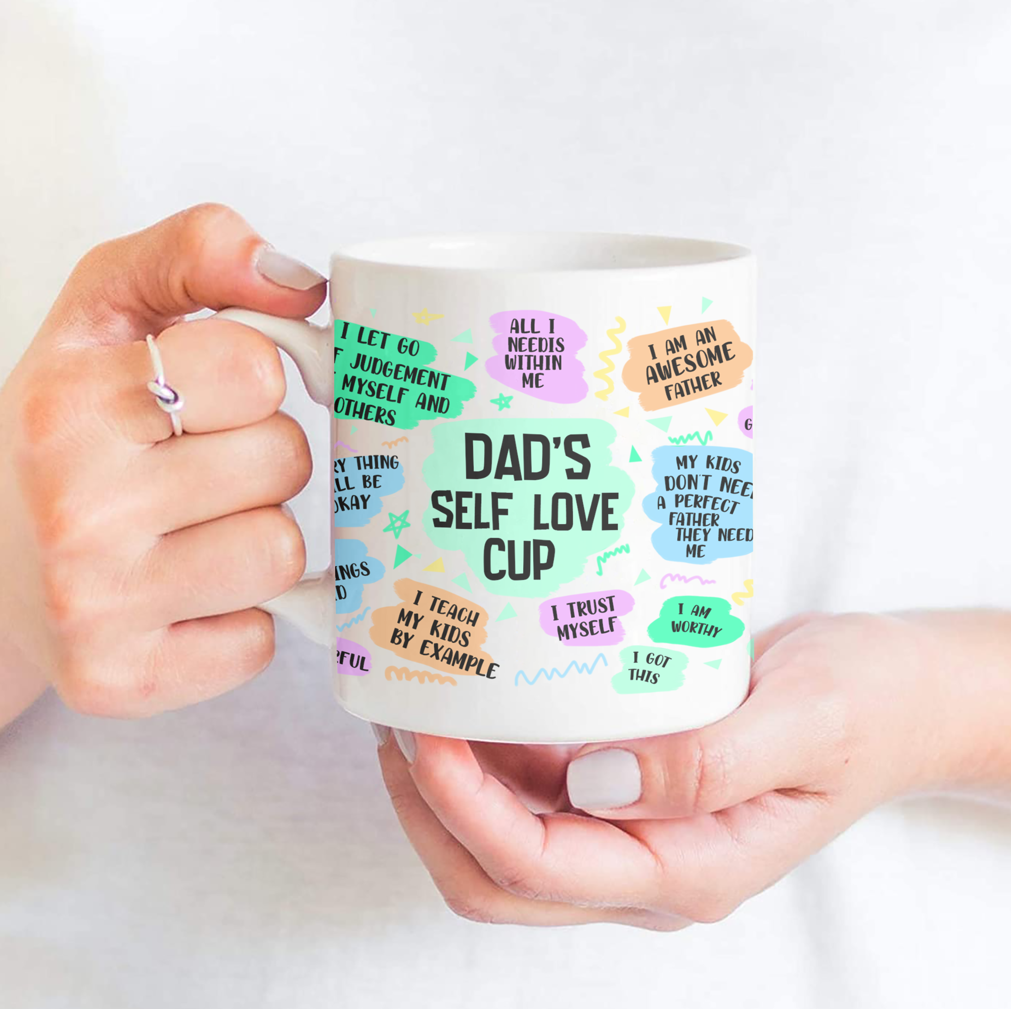 Dad's Self Love - White Mug MG08