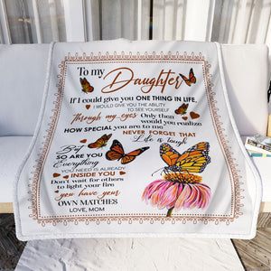 To My Daughter - How Special You Are To Me - Fleece Blanket FB06V