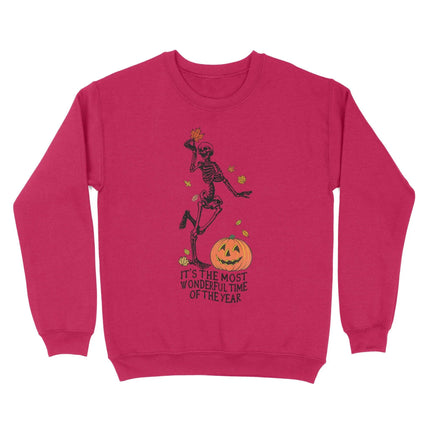 Skeleton Fall Halloween Sweatshirt - Charming Present