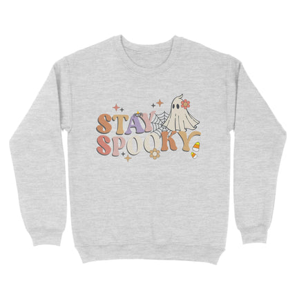 Vintage Ghost Halloween Sweatshirt - Charming Present