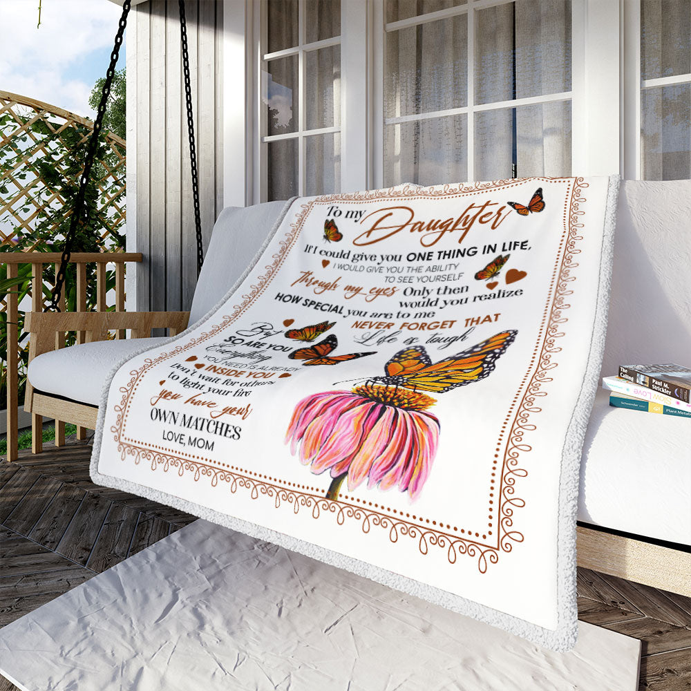 To My Daughter - How Special You Are To Me - Fleece Blanket FB06V