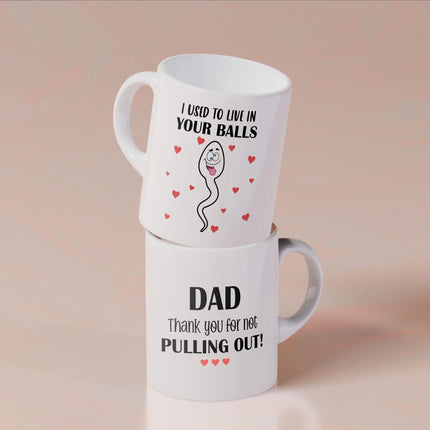 Thank You For Not Pulling Out Dad - Mug MG06 - Charming Present