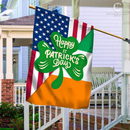 Happy St.Patricks Day Flag - Charming Present