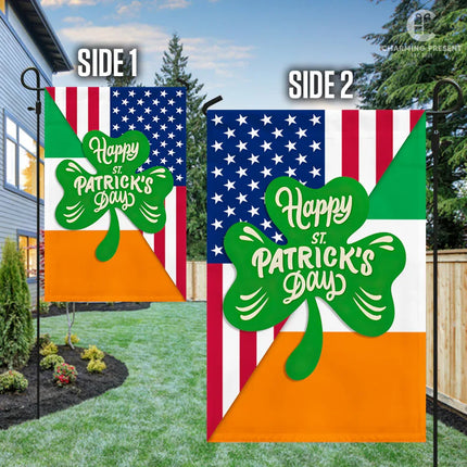 Happy St.Patricks Day Flag - Charming Present