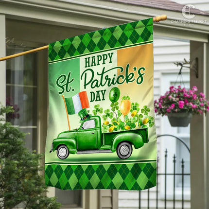 Welcome St.Patricks Day Flag - Charming Present