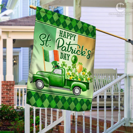 Welcome St.Patricks Day Flag - Charming Present