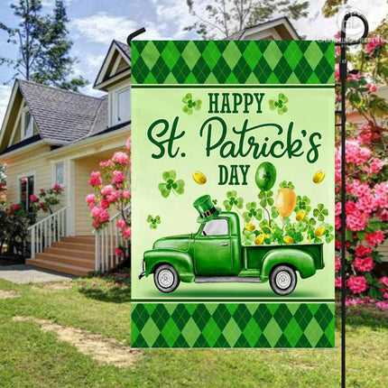Welcome St.Patricks Day Flag Version 2 - Charming Present