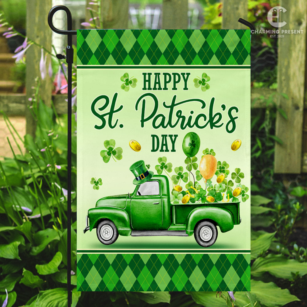 Welcome St.Patricks Day Flag Version 2