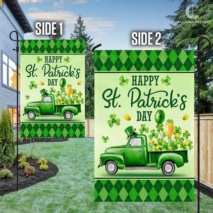 Welcome St.Patricks Day Flag Version 2 - Charming Present
