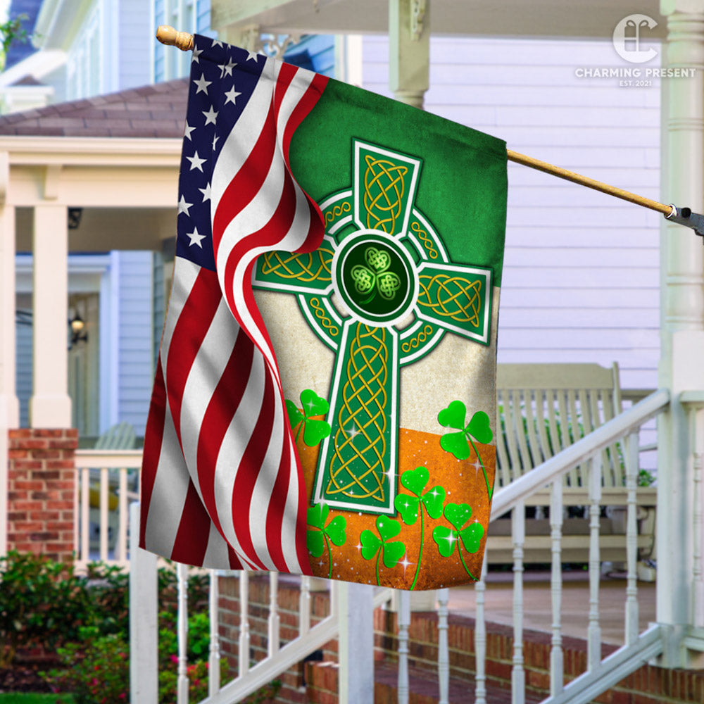 Celtic Cross Knot Flag: Bring the Luck of the Irish to Your Home
