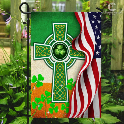 Celtic Cross Knot Flag: Bring the Luck of the Irish to Your Home - Charming Present