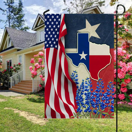 Texas Bluebonnets Flag - Charming Present