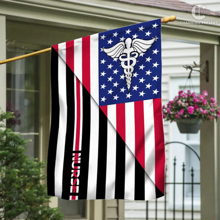 Registered Nurse Flag - Charming Present