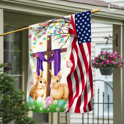 Happy Easter Day Flag - Charming Present