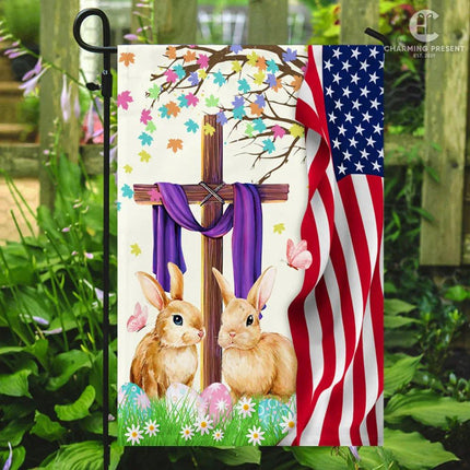 Happy Easter Day Flag - Charming Present