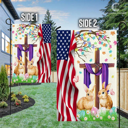 Happy Easter Day Flag - Charming Present