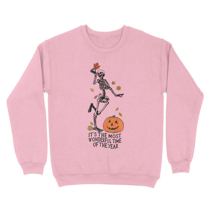 Skeleton Fall Halloween Sweatshirt - Charming Present
