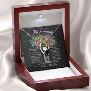 To My Daughter - Live Your Life - Forever Love Necklace SO178T