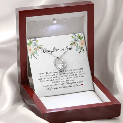 Daughter In Law - You Are Also My Daughter In Heart - Forever Love Necklace SO167V - Charming Present