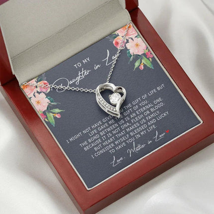 Daughter In Law Forever Love Necklace SO182T - Charming Present