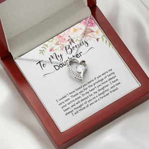 To My Bonus Daughter - You Are Always In My Heart - Forever Love Necklace SO164V