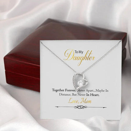 To My Daughter - Together Forever - Forever Love Necklace SO156VW - Charming Present