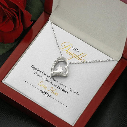 To My Daughter - Together Forever - Forever Love Necklace SO156VW - Charming Present