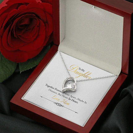 To My Daughter - Together Forever - Forever Love Necklace SO156VW - Charming Present