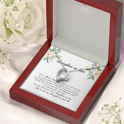 Daughter In Law - You Are Also My Daughter In Heart - Forever Love Necklace SO167V - Charming Present