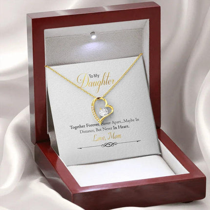 To My Daughter - Together Forever - Forever Love Necklace SO156VW - Charming Present