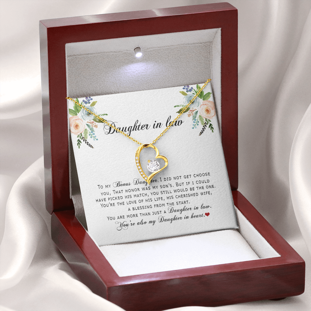 Daughter In Law - You Are Also My Daughter In Heart - Forever Love Necklace SO167V
