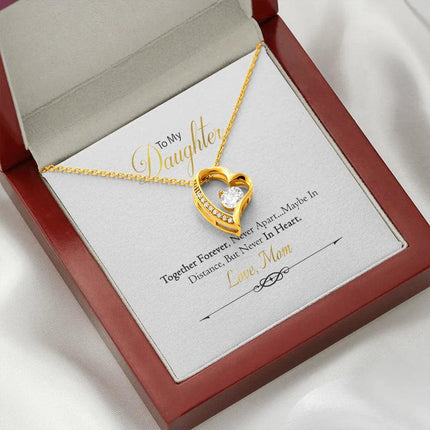 To My Daughter - Together Forever - Forever Love Necklace SO156VW - Charming Present