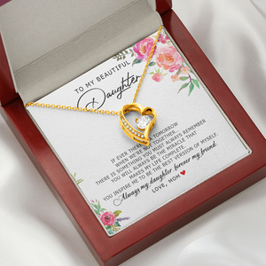 To My Beautiful Daughter - Forever My Friend - Forever Love Necklace SO185V