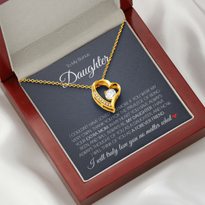 To My Bonus Daughter - Love You Forever - Forever Love Necklace SO171T