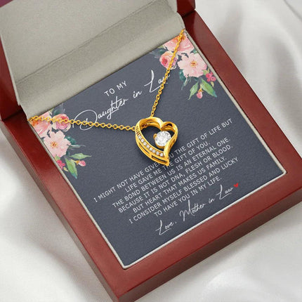 Daughter In Law Forever Love Necklace SO182T - Charming Present
