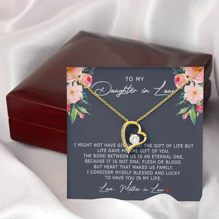Daughter In Law Forever Love Necklace SO182T - Charming Present