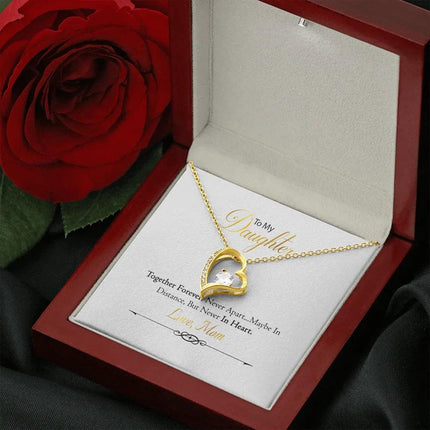 To My Daughter - Together Forever - Forever Love Necklace SO156VW - Charming Present