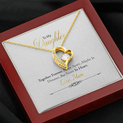 To My Daughter - Together Forever - Forever Love Necklace SO156VW - Charming Present