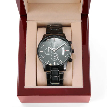 To My Husband - I Love You - Chronograph Watch DF01 - Charming Present